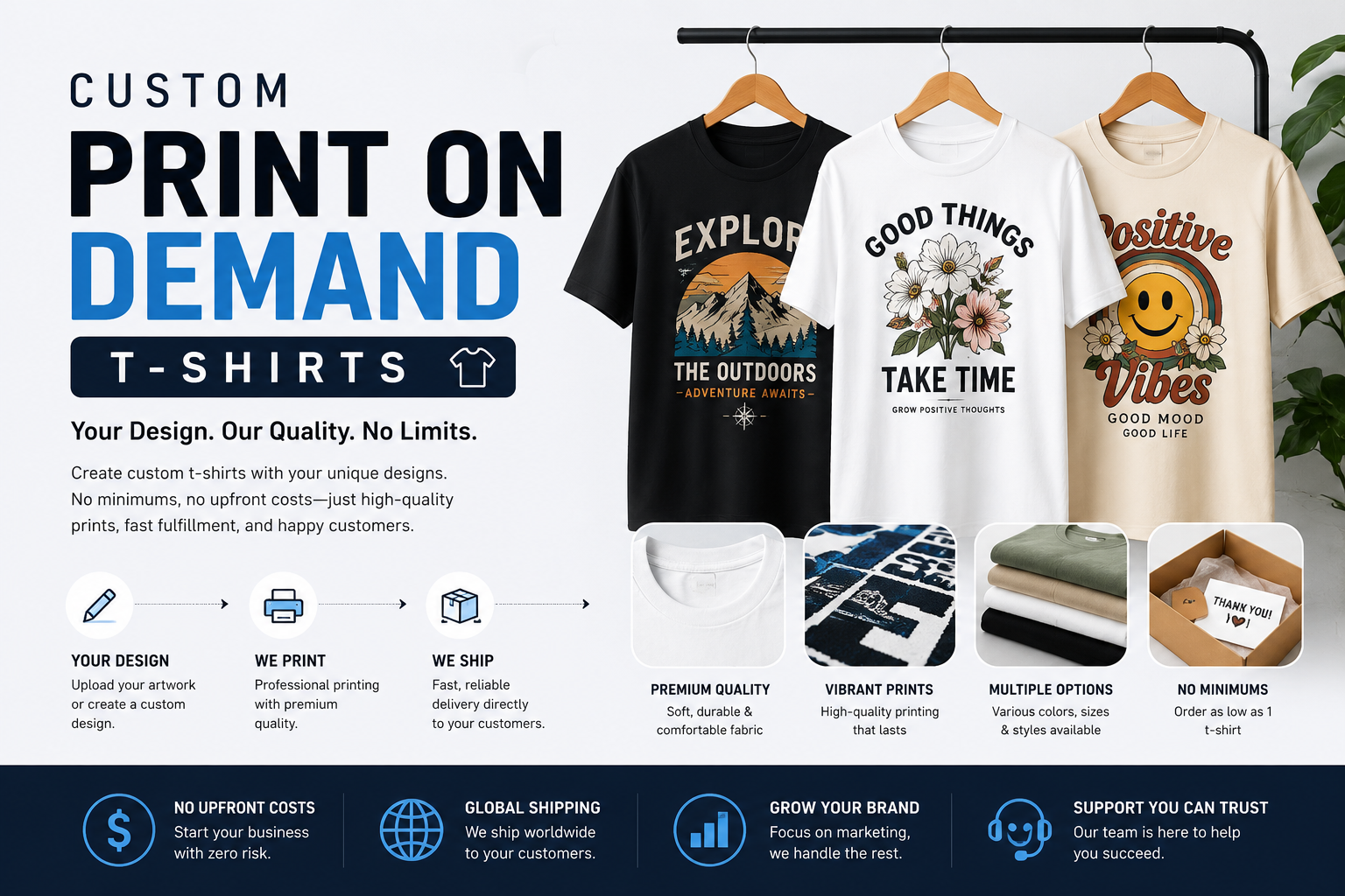 Custom Print on Demand T-Shirts: The Complete Guide to Designing, Printing & Selling Custom Tees in 2026