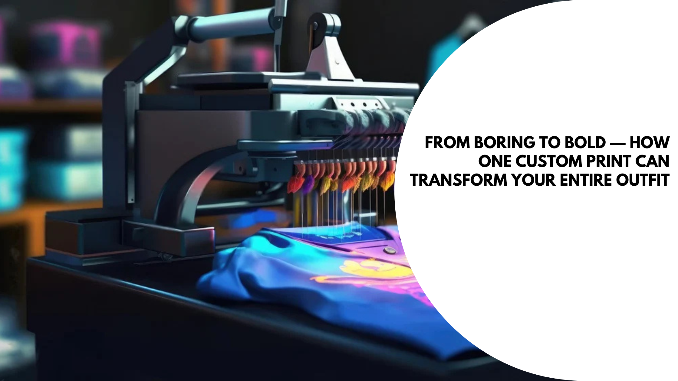From Boring to Bold — How One Custom Print Can Transform Your Entire Outfit